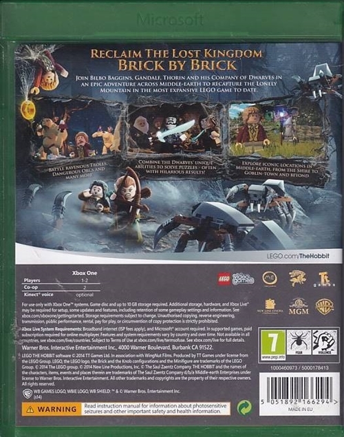 Lego The Hobbit - XBOX One (B Grade) (Genbrug)